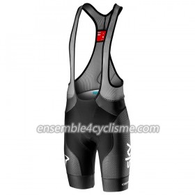 Tenue Maillot + Cuissard à Bretelles 2019 Team Sky N001